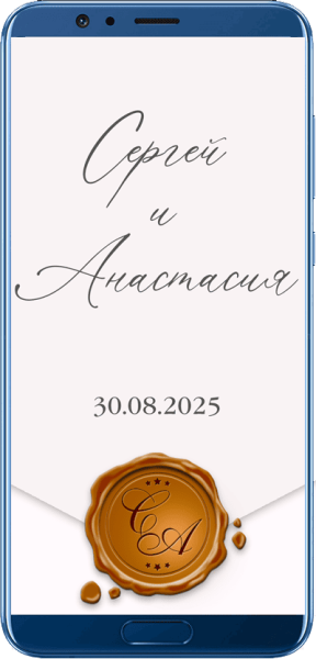 Пригласительный сайт Сайт приглашение на свадьбу - пример сайта 17