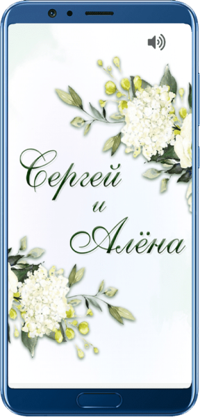 Пригласительный сайт Сайт приглашение на свадьбу - пример сайта 4